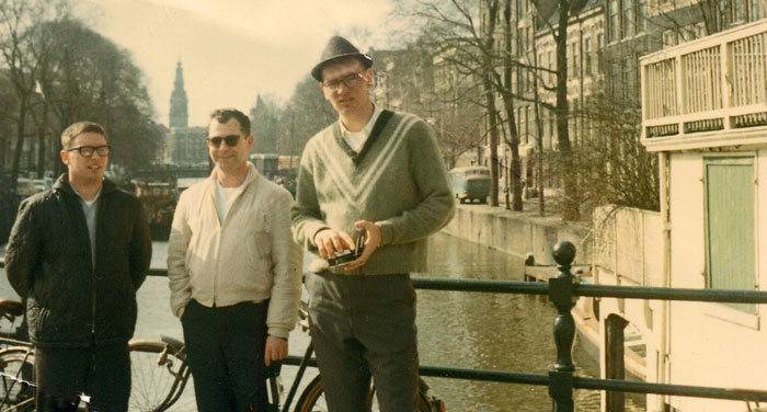 This was taken in Amsterdam, Bill Palmer, Benoit and big Mike Thomas