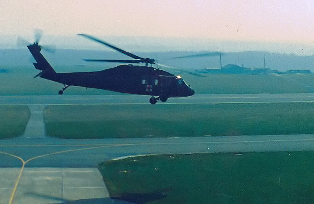 UH-60 helicopter at Sembach AB